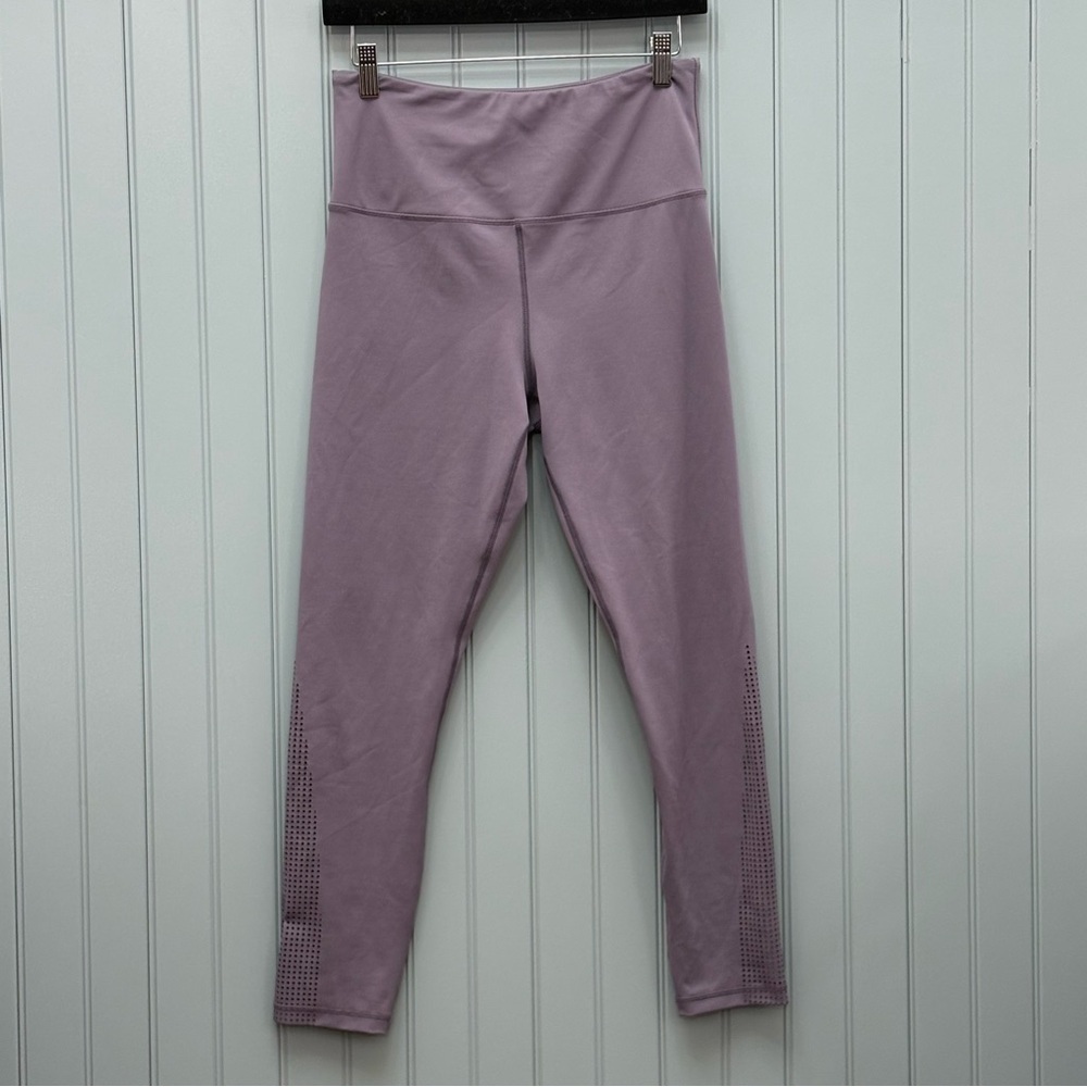 Zyia Light N Tight Laser Cut Crop Leggings Size Large